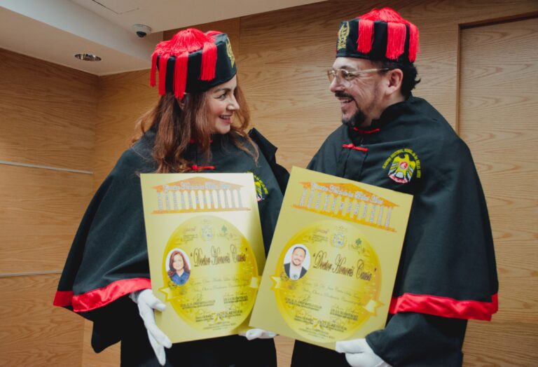 Juan Carlos Tamez y Martha Lilia López Sáenz reciben titulo de Doctor Honoris Causa por vida y obra en producción cinematográfica