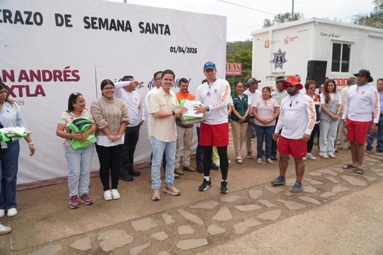 Desde Montepio, arranca operativo vacacional y limpieza de playas en San Andrés Tuxtla