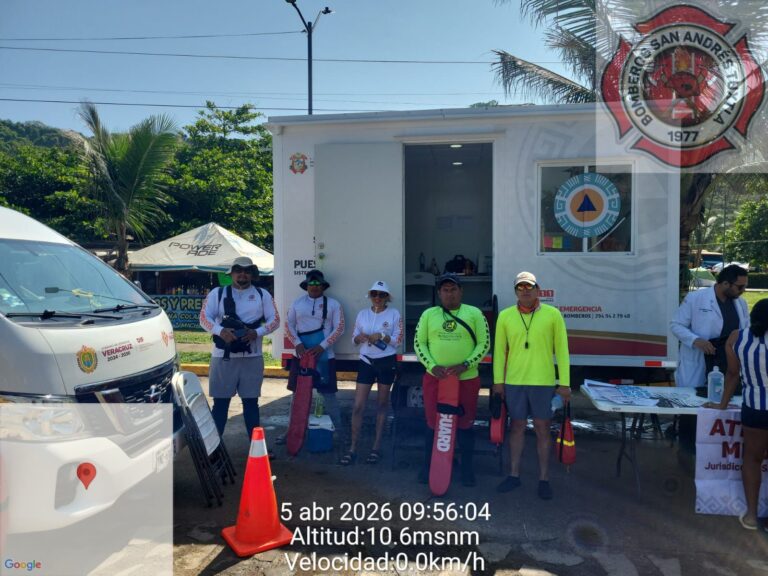 Saldo blanco en playas de San Andrés Tuxtla durante días santos: PC Municipal 