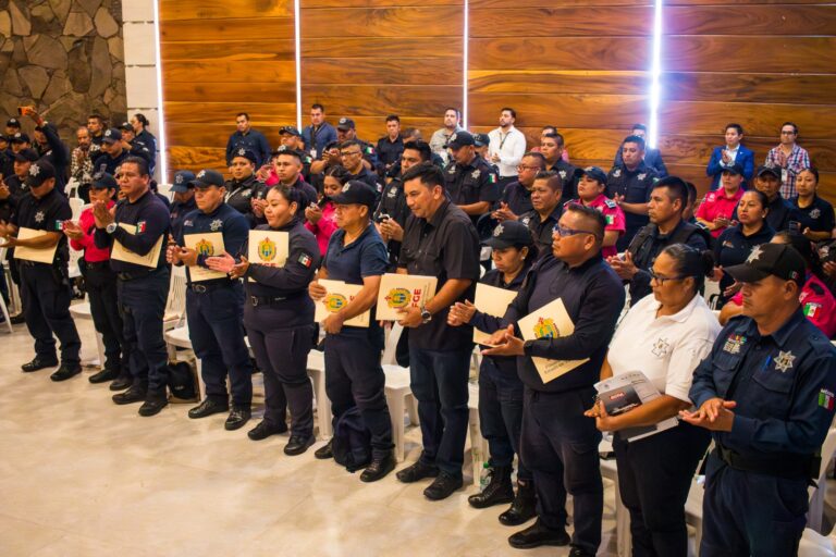Policías Municipales de San Andrés Tuxtla concluyen capacitación de FGE Veracruz  